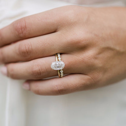 Oval Solitaire Lab Grown Diamond Engagement Ring