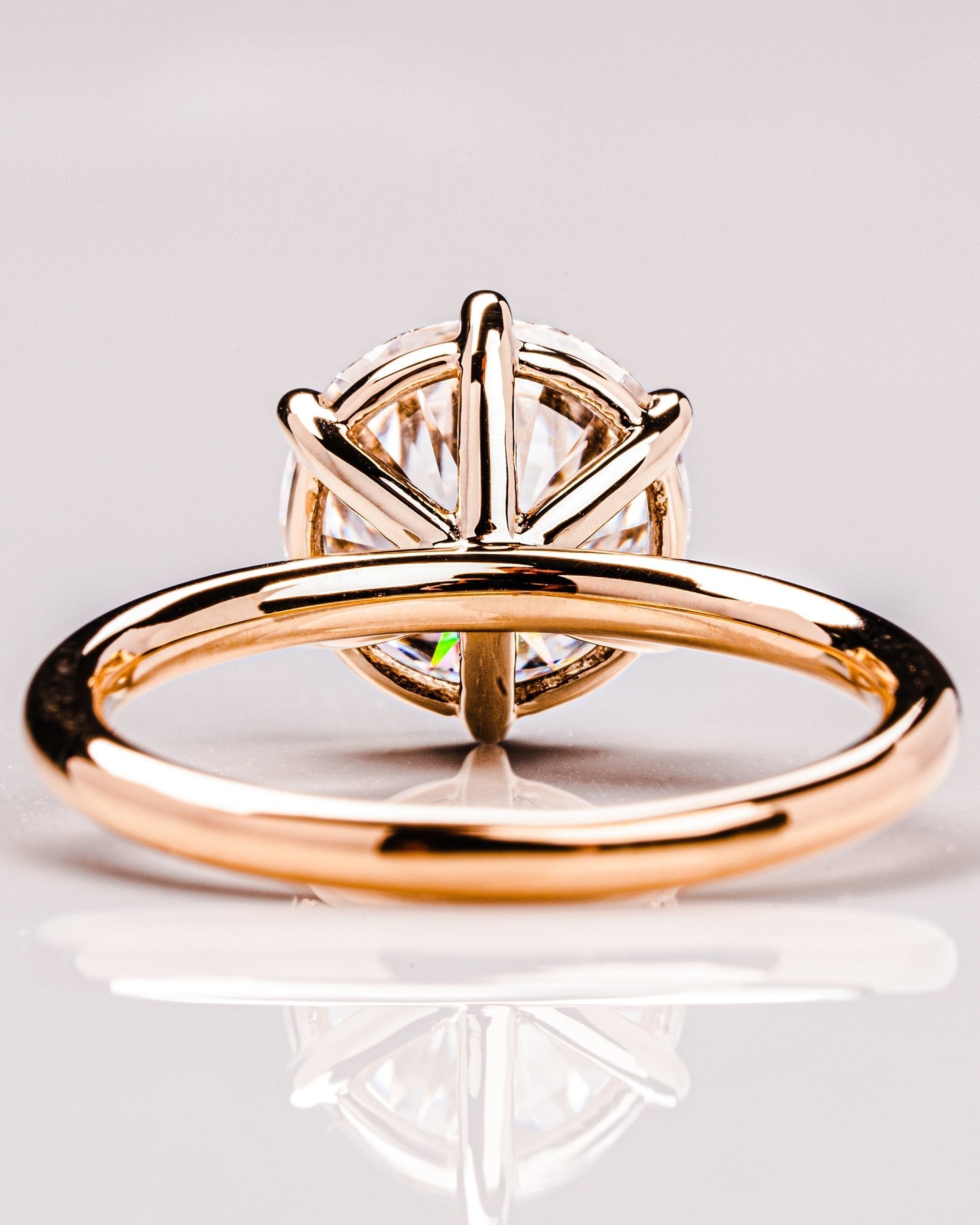 1.60 CT Round Cut Solitaire Lab Grown Diamond Engagement Ring