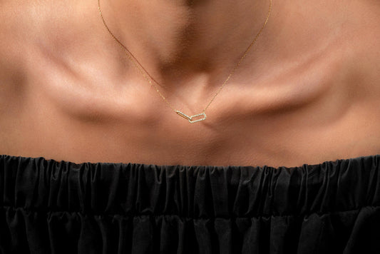 0.4 CT Round Shape Moissanite Infinity Interlinked Necklace