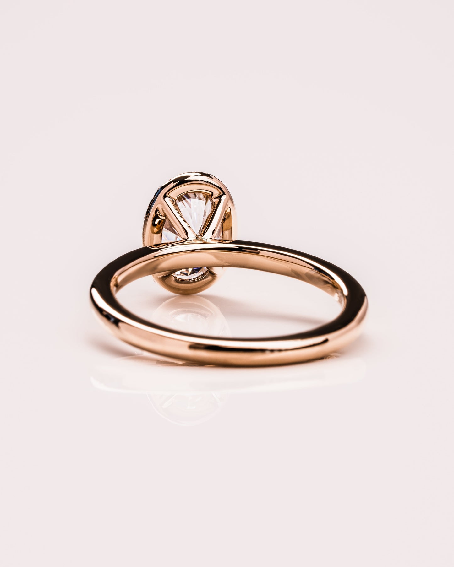 1.80 CT Oval Cut Halo Lab Grown Diamond Engagement Ring