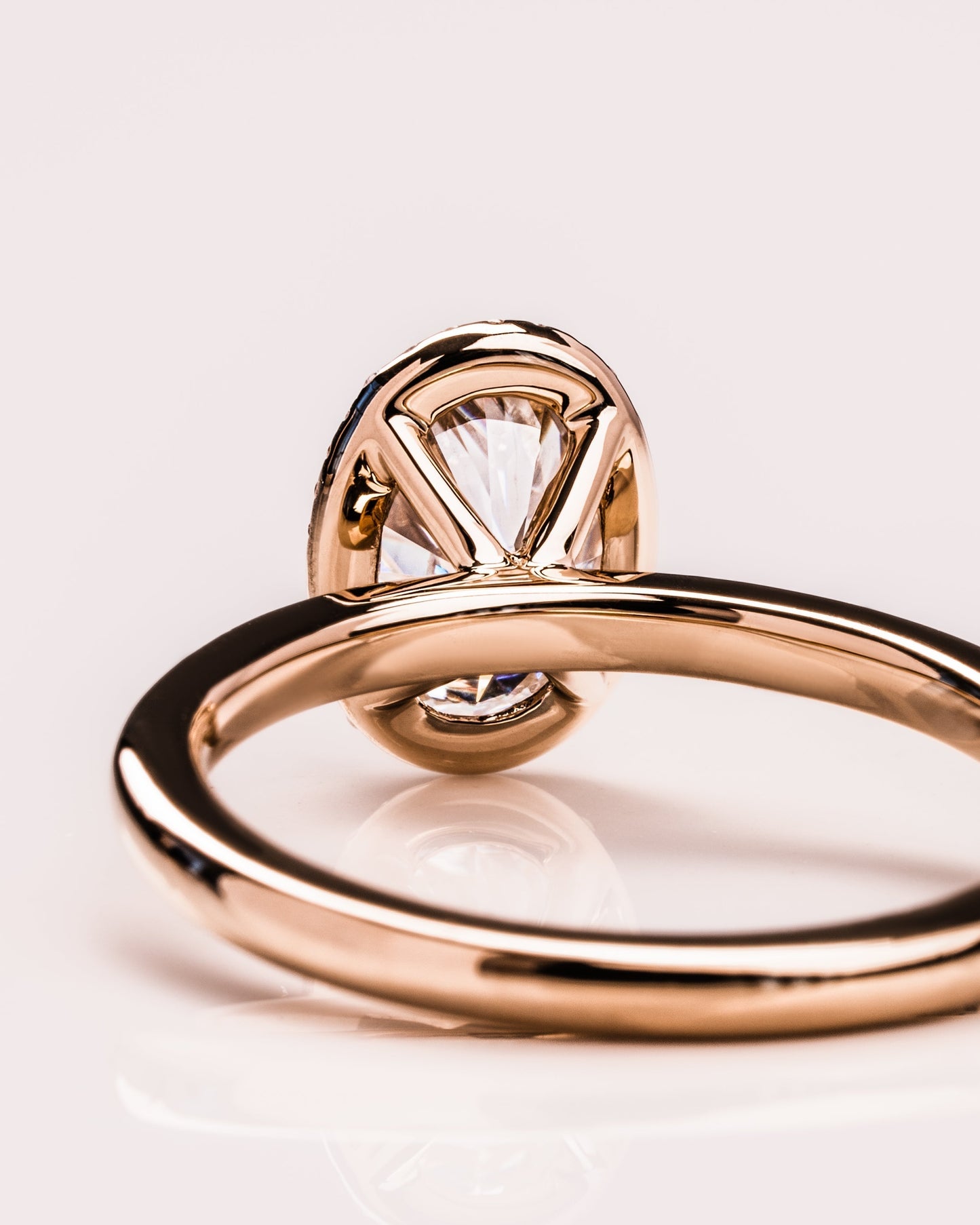 1.80 CT Oval Cut Halo Lab Grown Diamond Engagement Ring