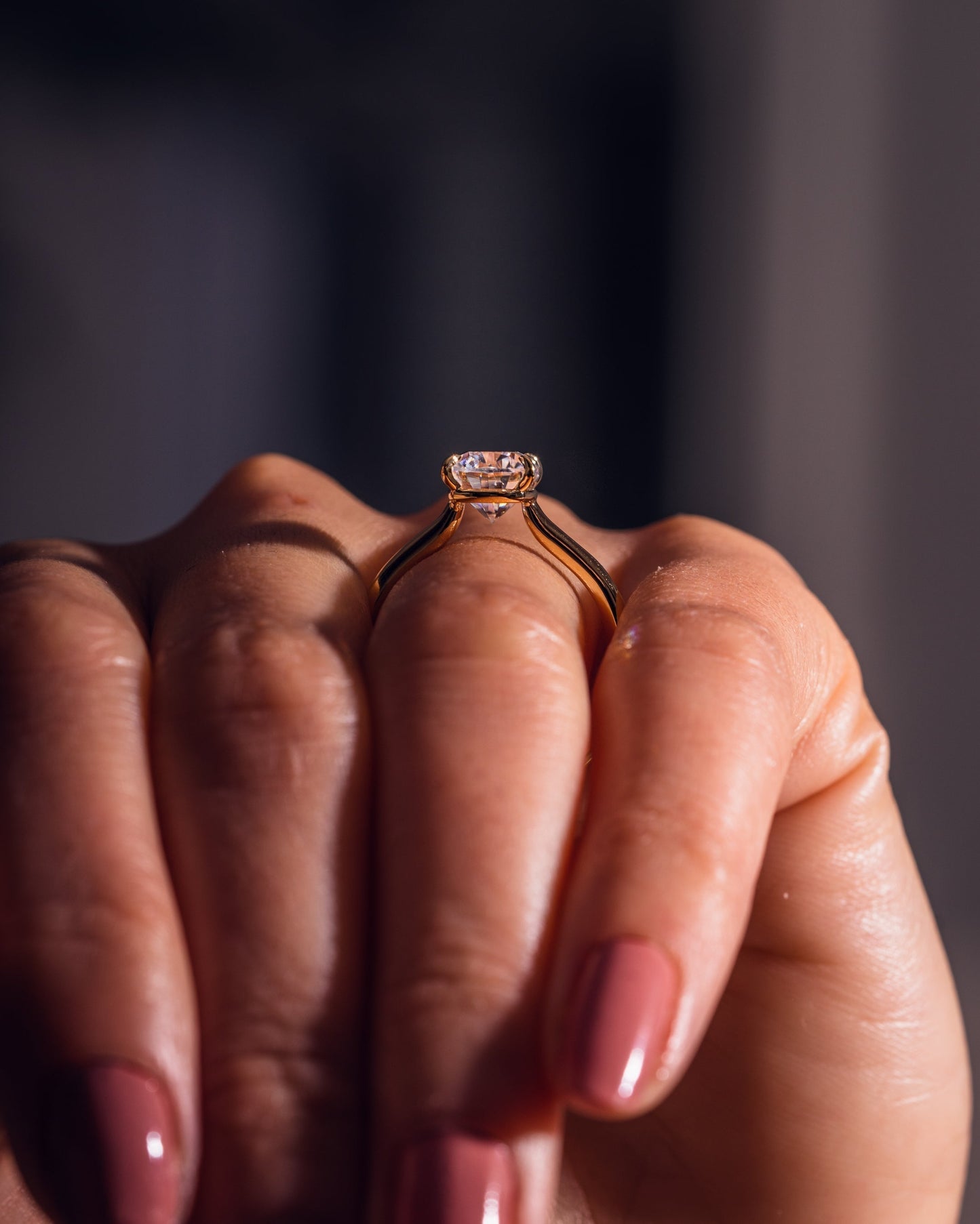 2.15 CT Cushion Cut Solitaire Lab Grown Diamond Engagement Ring