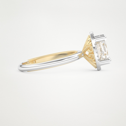 Oval Halo Lab Grown Diamond Engagement Ring