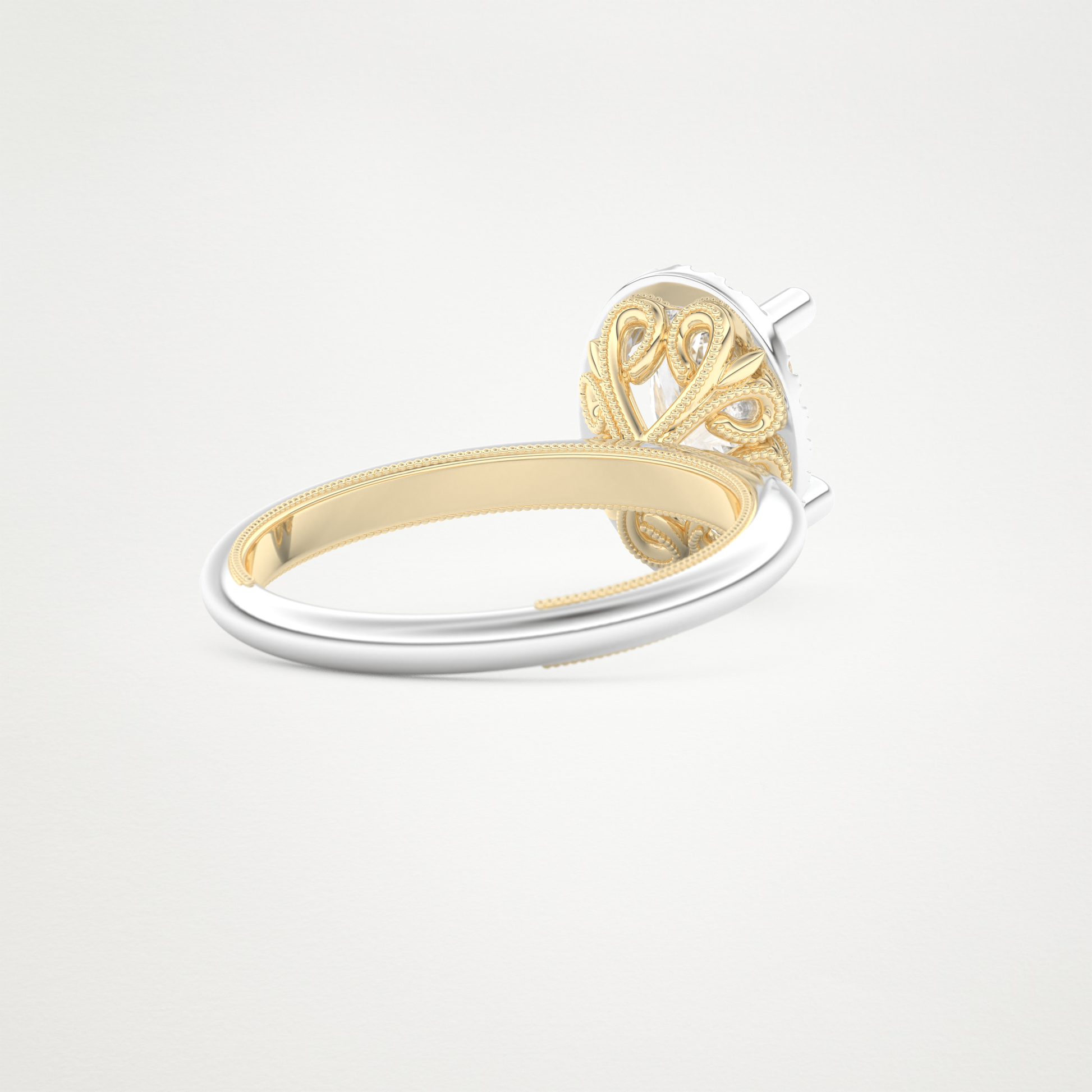Oval Halo Lab Grown Diamond Engagement Ring