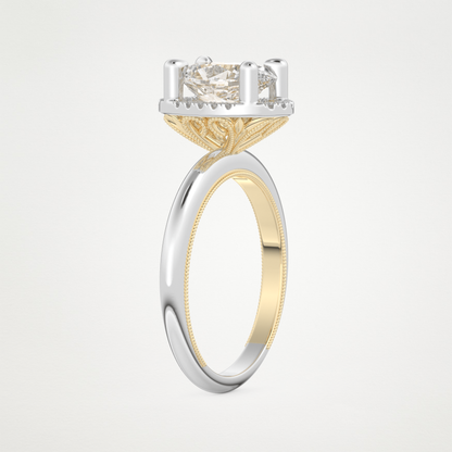Oval Halo Lab Grown Diamond Engagement Ring