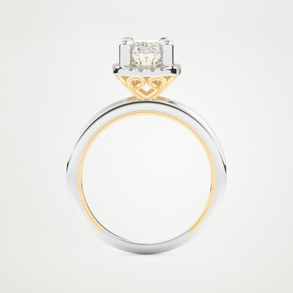 Oval Halo Lab Grown Diamond Engagement Ring