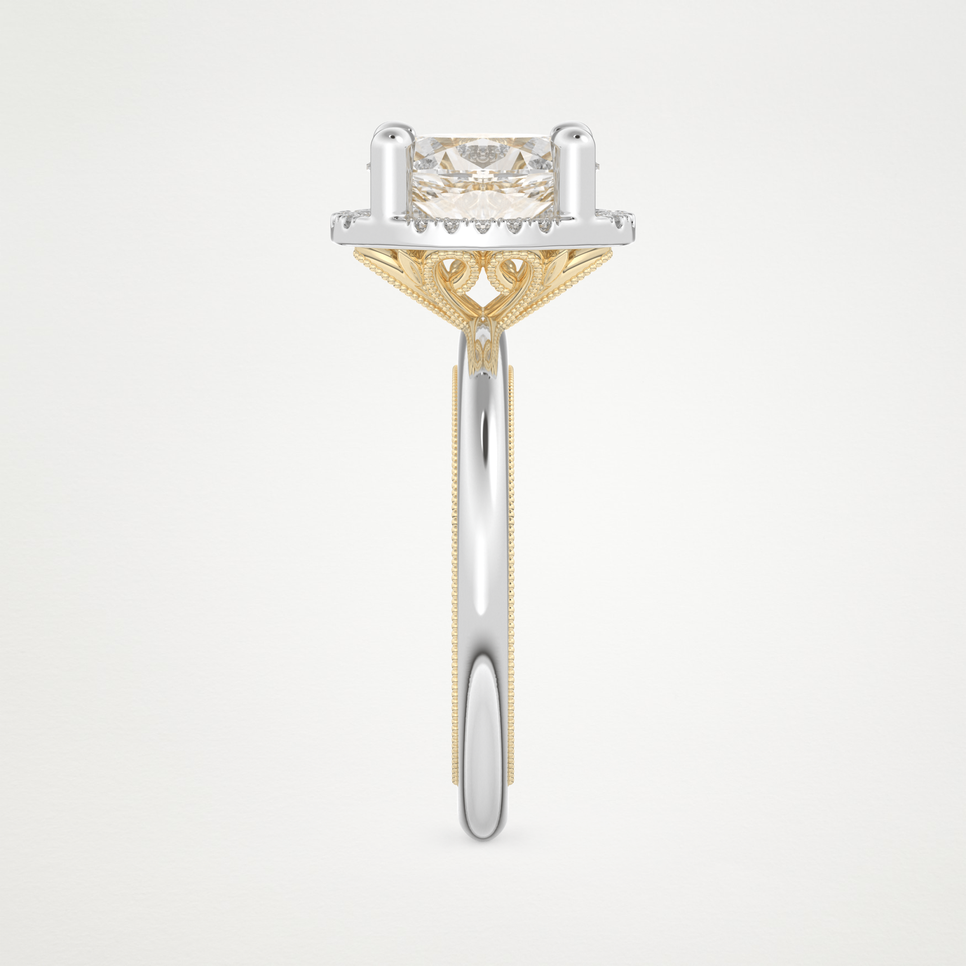 Oval Halo Lab Grown Diamond Engagement Ring