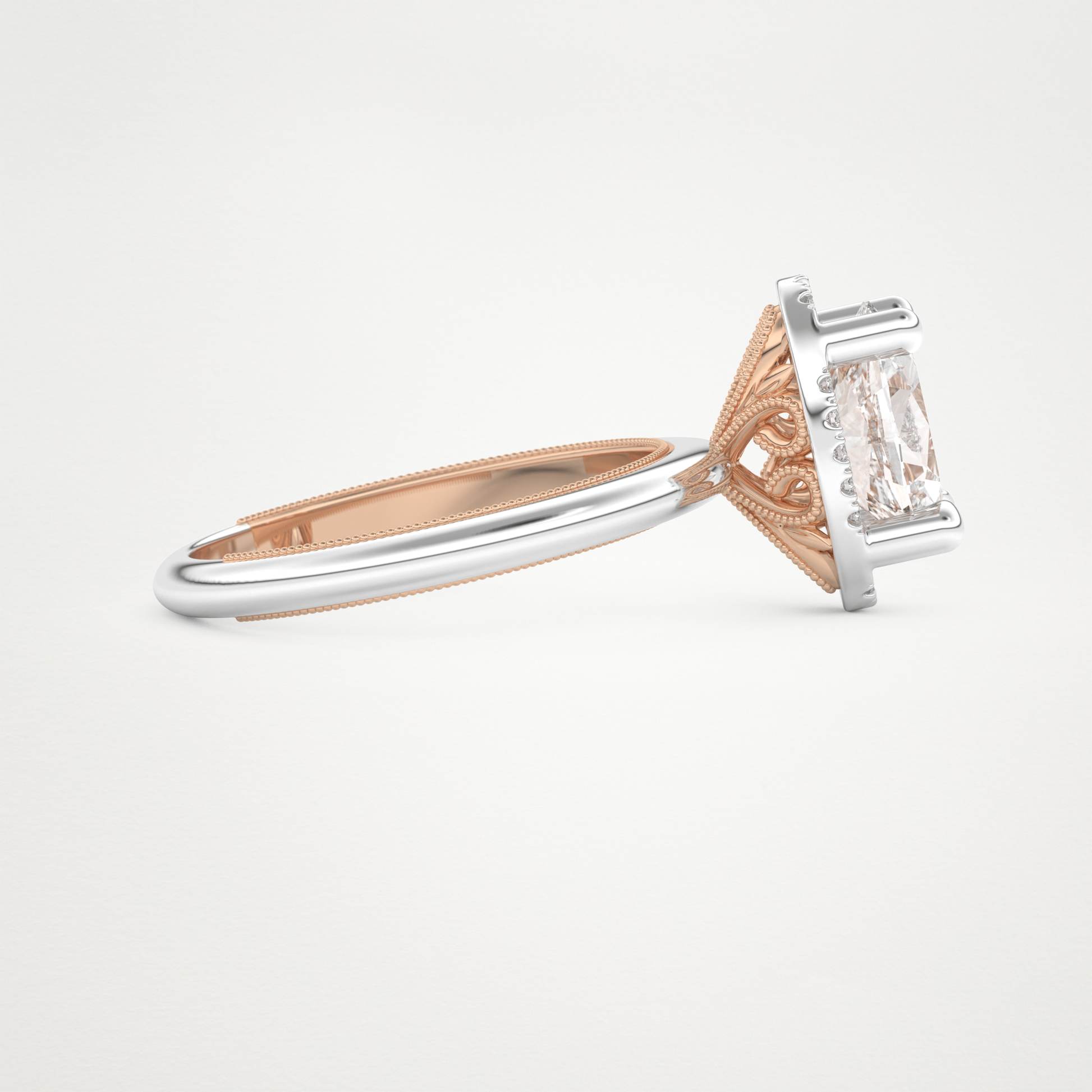 Oval Halo Lab Grown Diamond Engagement Ring