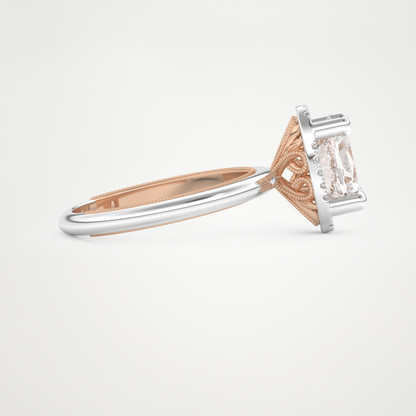 Oval Halo Lab Grown Diamond Engagement Ring
