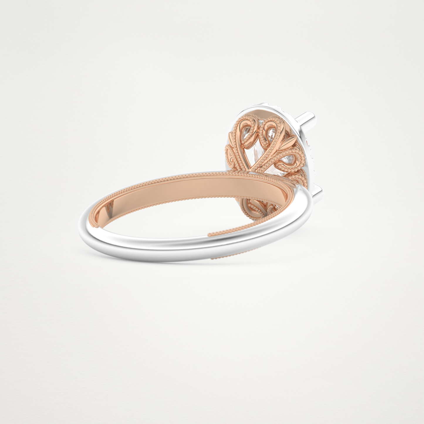 Oval Halo Lab Grown Diamond Engagement Ring