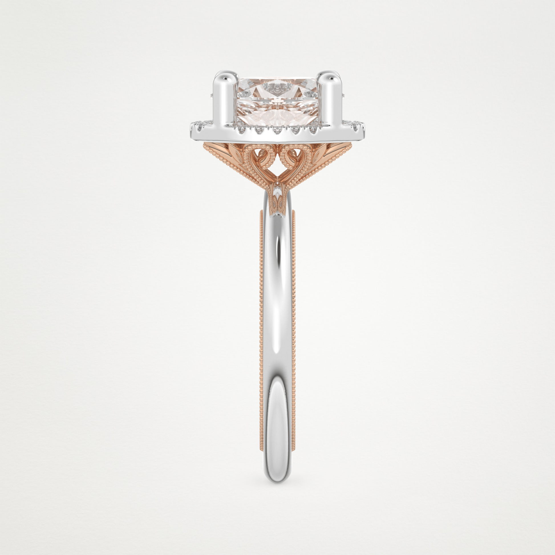 Oval Halo Lab Grown Diamond Engagement Ring