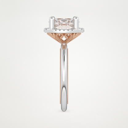 Oval Halo Lab Grown Diamond Engagement Ring