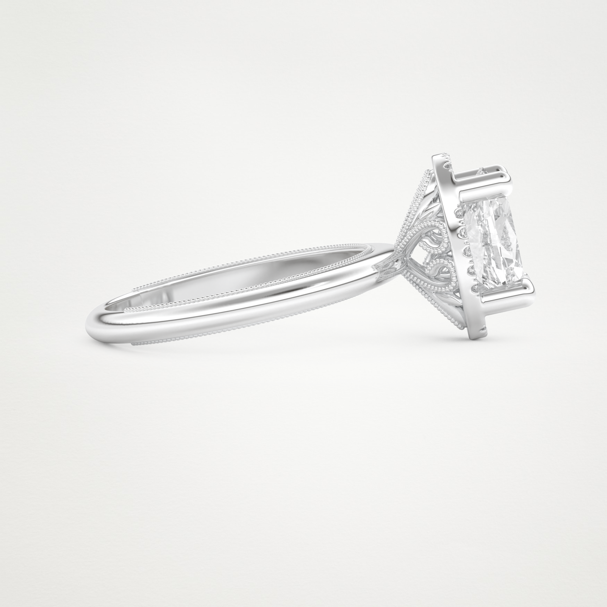 Oval Halo Lab Grown Diamond Engagement Ring