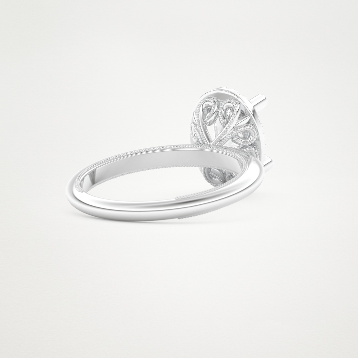 Oval Halo Lab Grown Diamond Engagement Ring