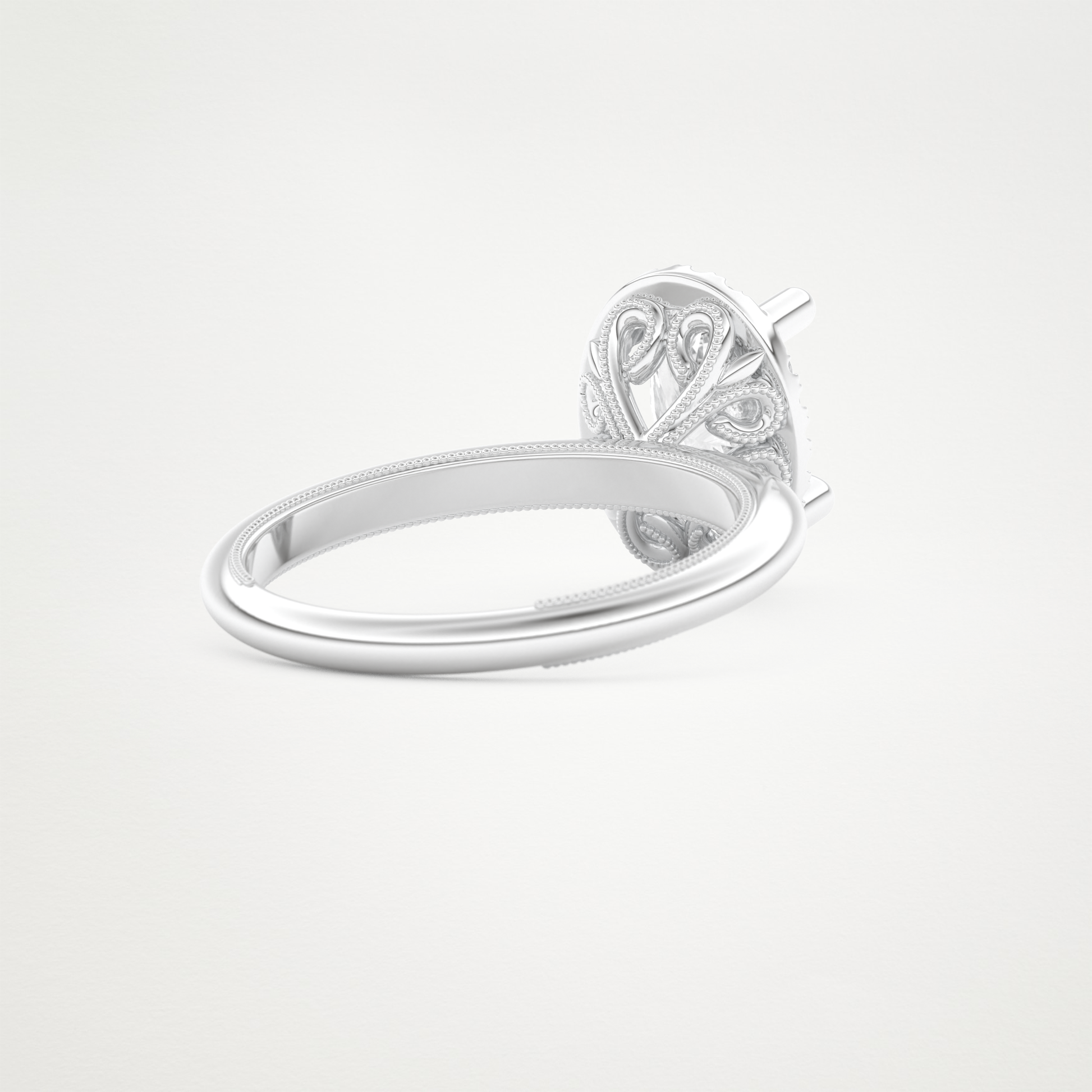 Oval Halo Lab Grown Diamond Engagement Ring