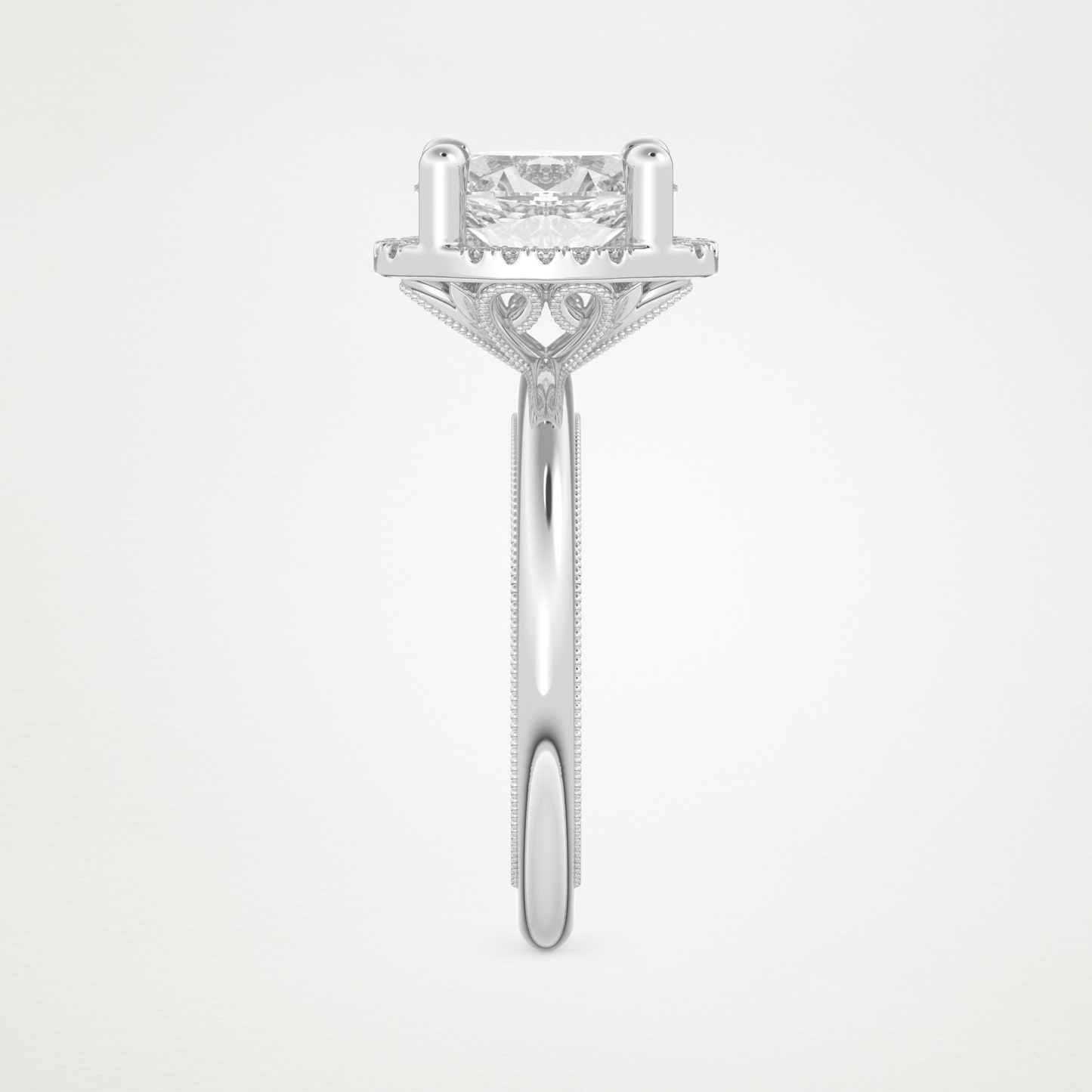 Oval Halo Lab Grown Diamond Engagement Ring