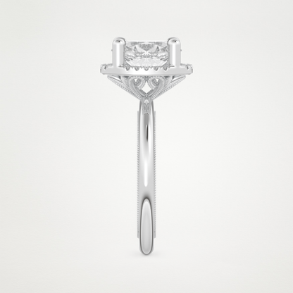 Oval Halo Lab Grown Diamond Engagement Ring