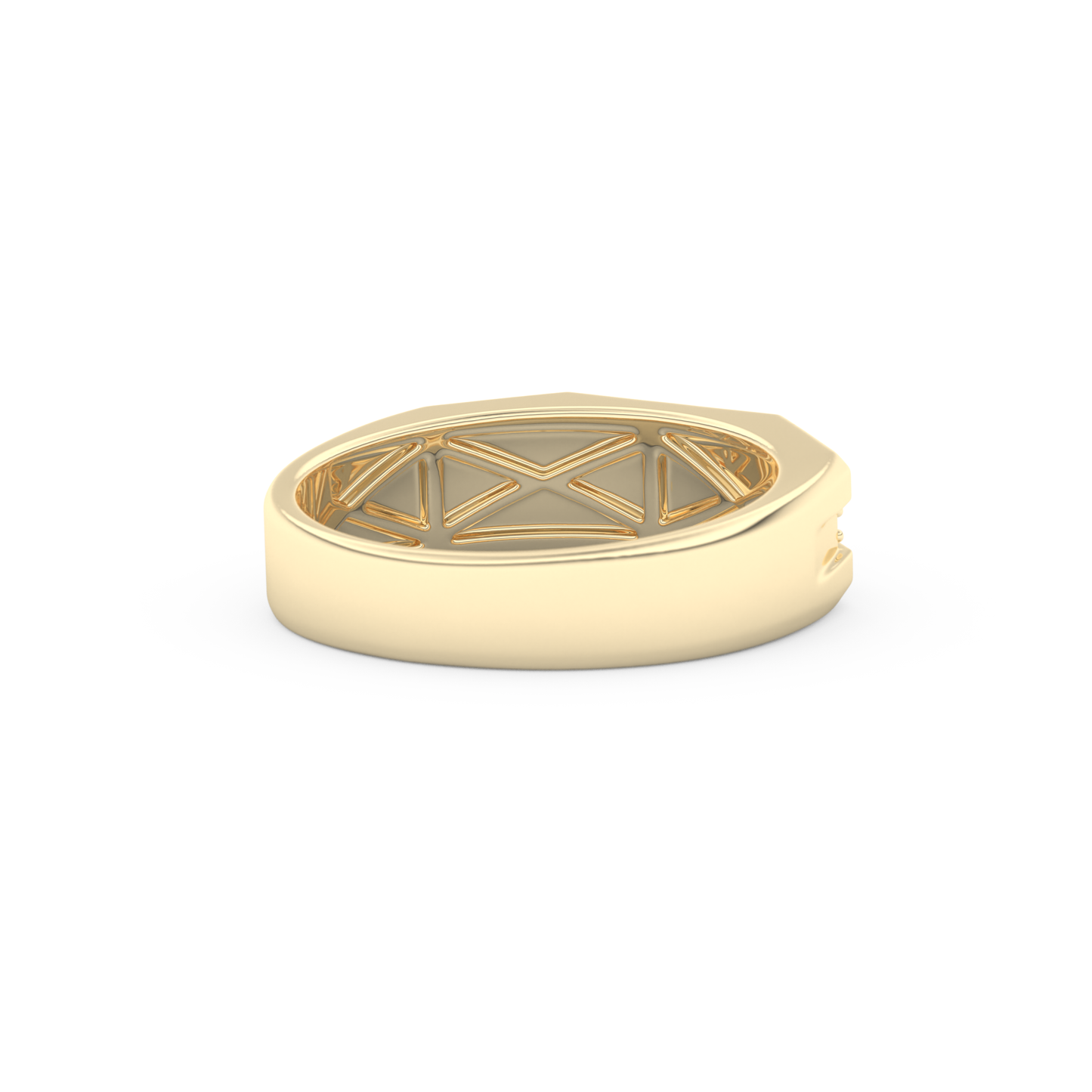 0.17 TCW Round Lab Grown Diamond Men's Wedding Band