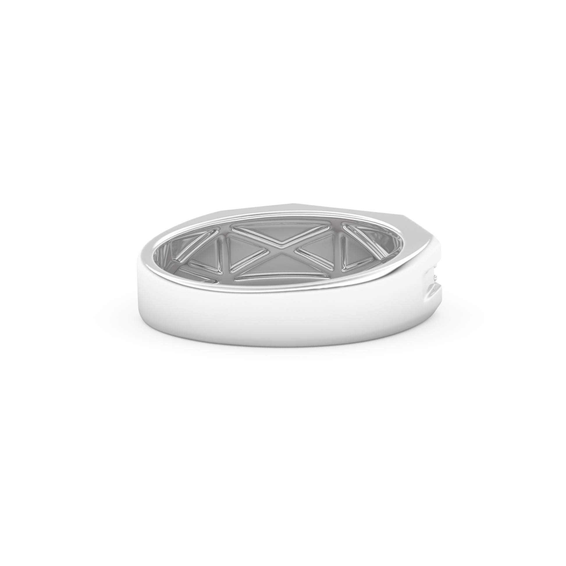 0.17 TCW Round Lab Grown Diamond Men's Wedding Band