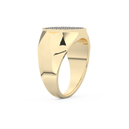 0.43 TCW Round Lab Grown Diamond Men's Wedding Band
