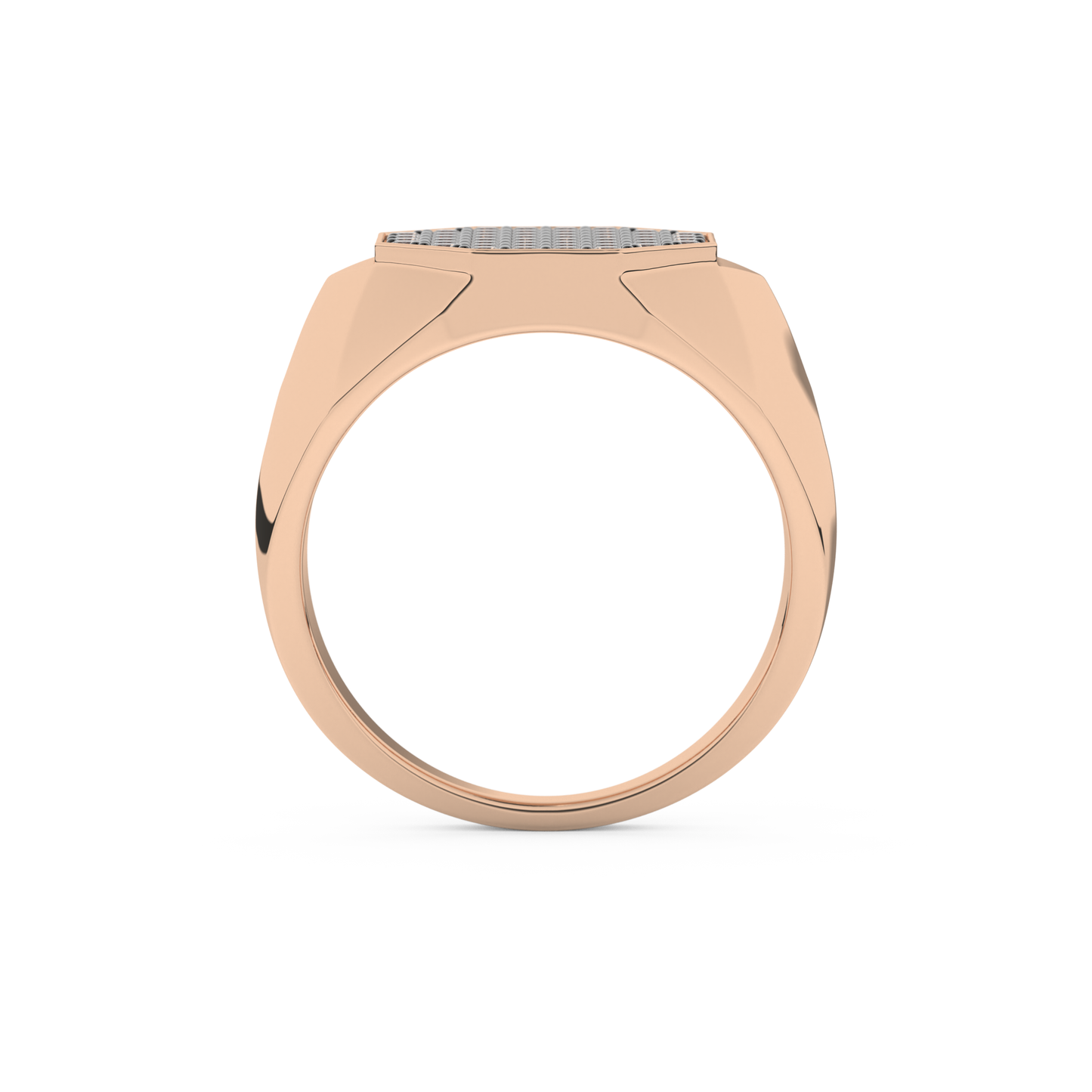0.43 TCW Round Lab Grown Diamond Men's Wedding Band