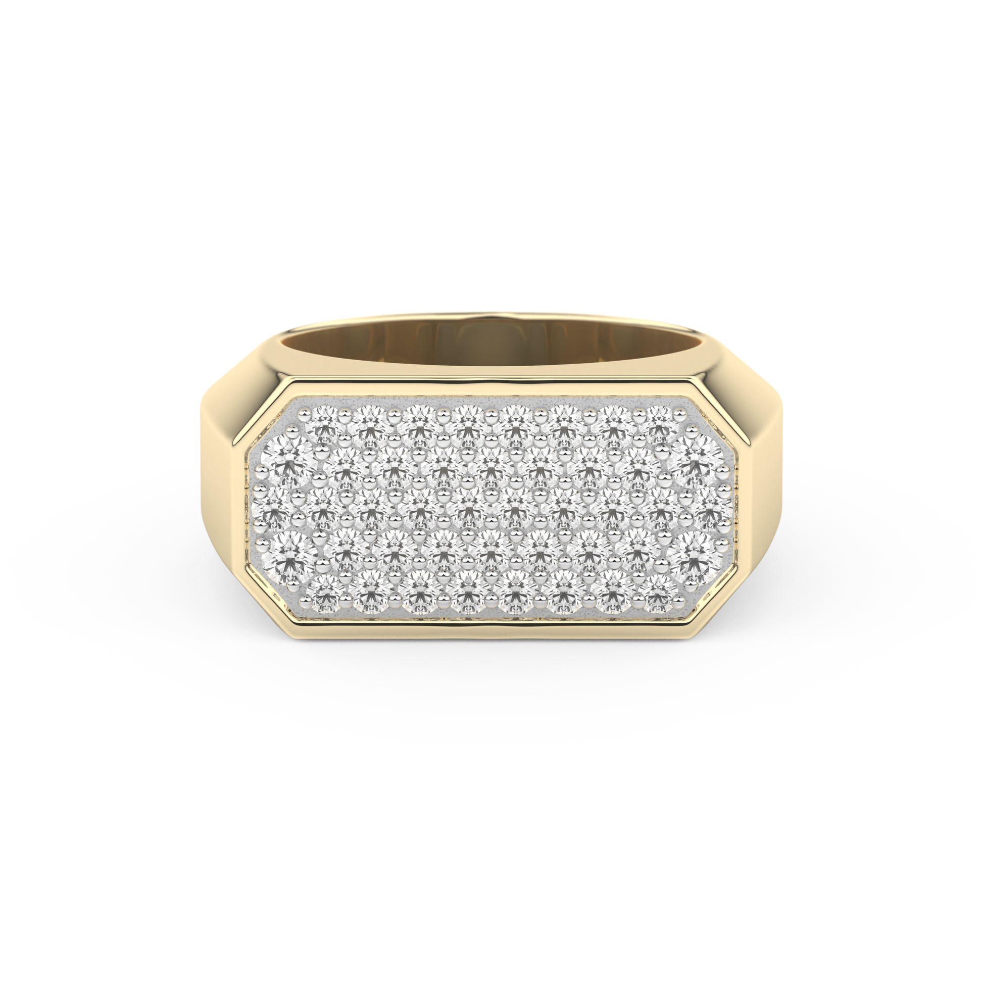 0.85 TCW Round Lab Grown Diamond Men's Wedding Band