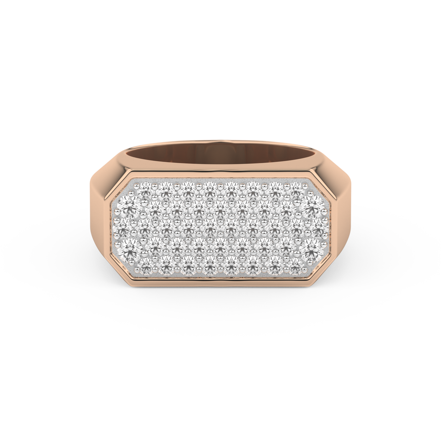 0.85 TCW Round Lab Grown Diamond Men's Wedding Band