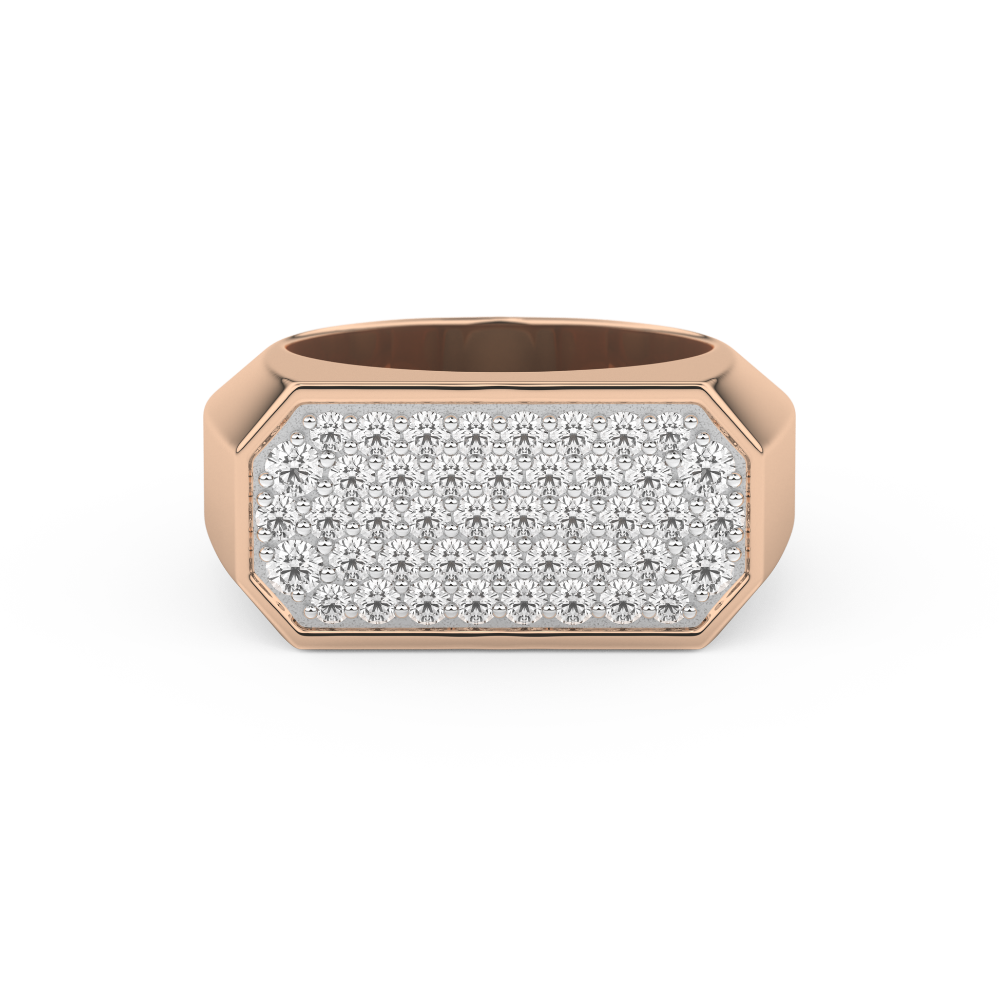 0.85 TCW Round Lab Grown Diamond Men's Wedding Band