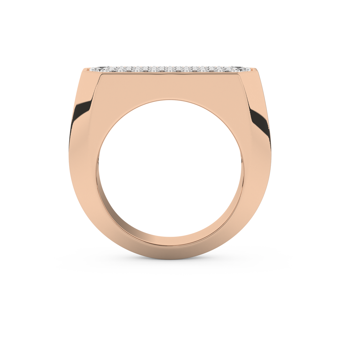 0.85 TCW Round Lab Grown Diamond Men's Wedding Band