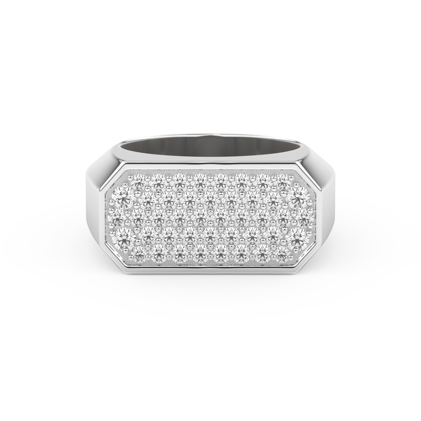 0.85 TCW Round Lab Grown Diamond Men's Wedding Band