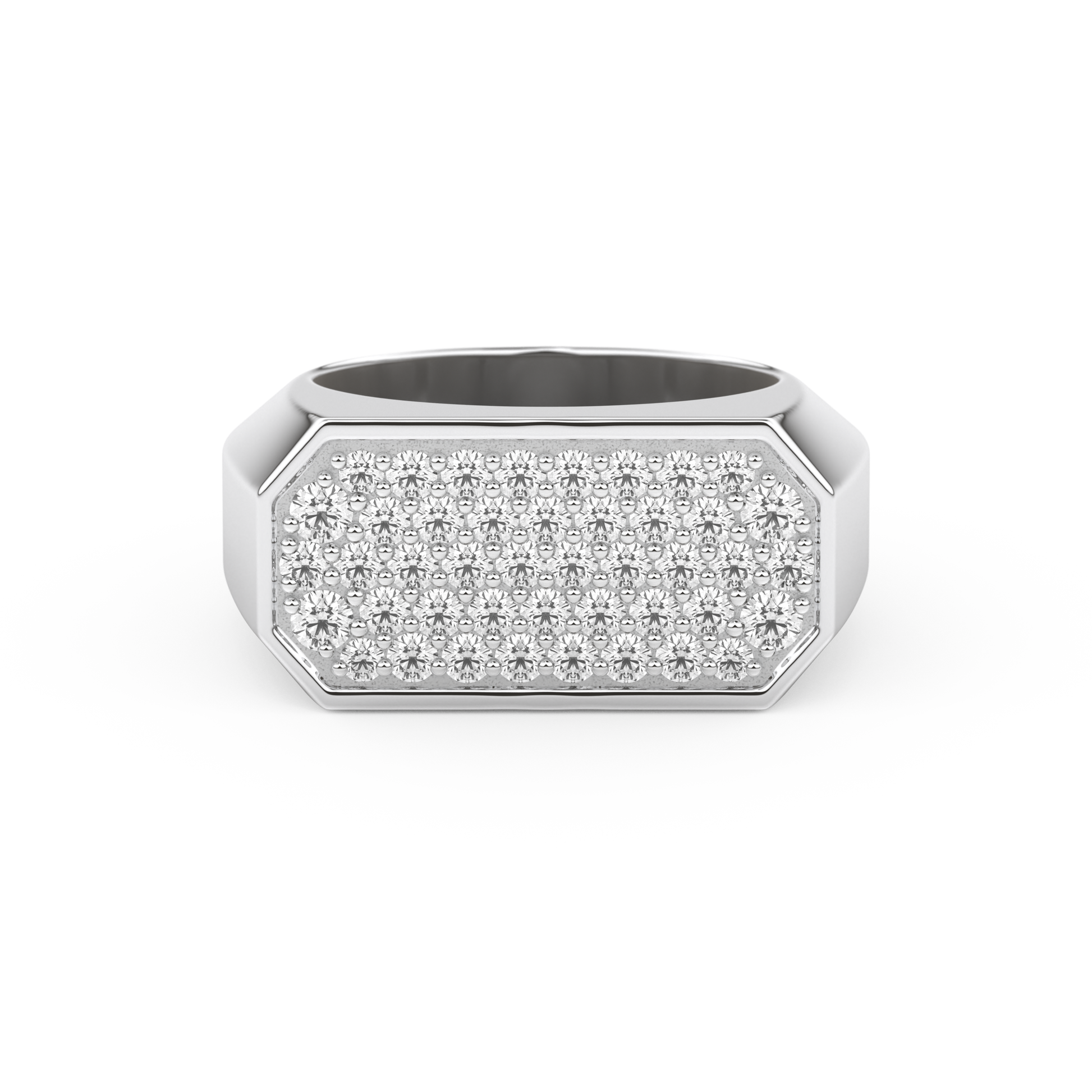 0.85 TCW Round Lab Grown Diamond Men's Wedding Band