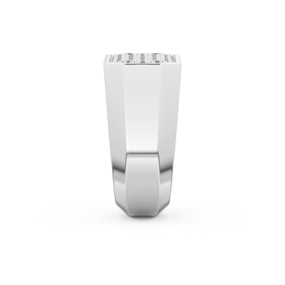 0.85 TCW Round Lab Grown Diamond Men's Wedding Band