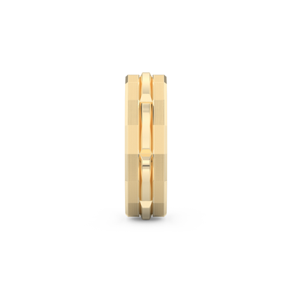 Triple Band Men's Wedding Band