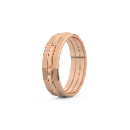 Triple Band Men's Wedding Band