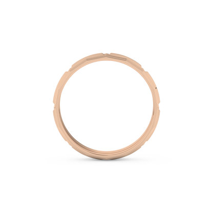 Triple Band Men's Wedding Band