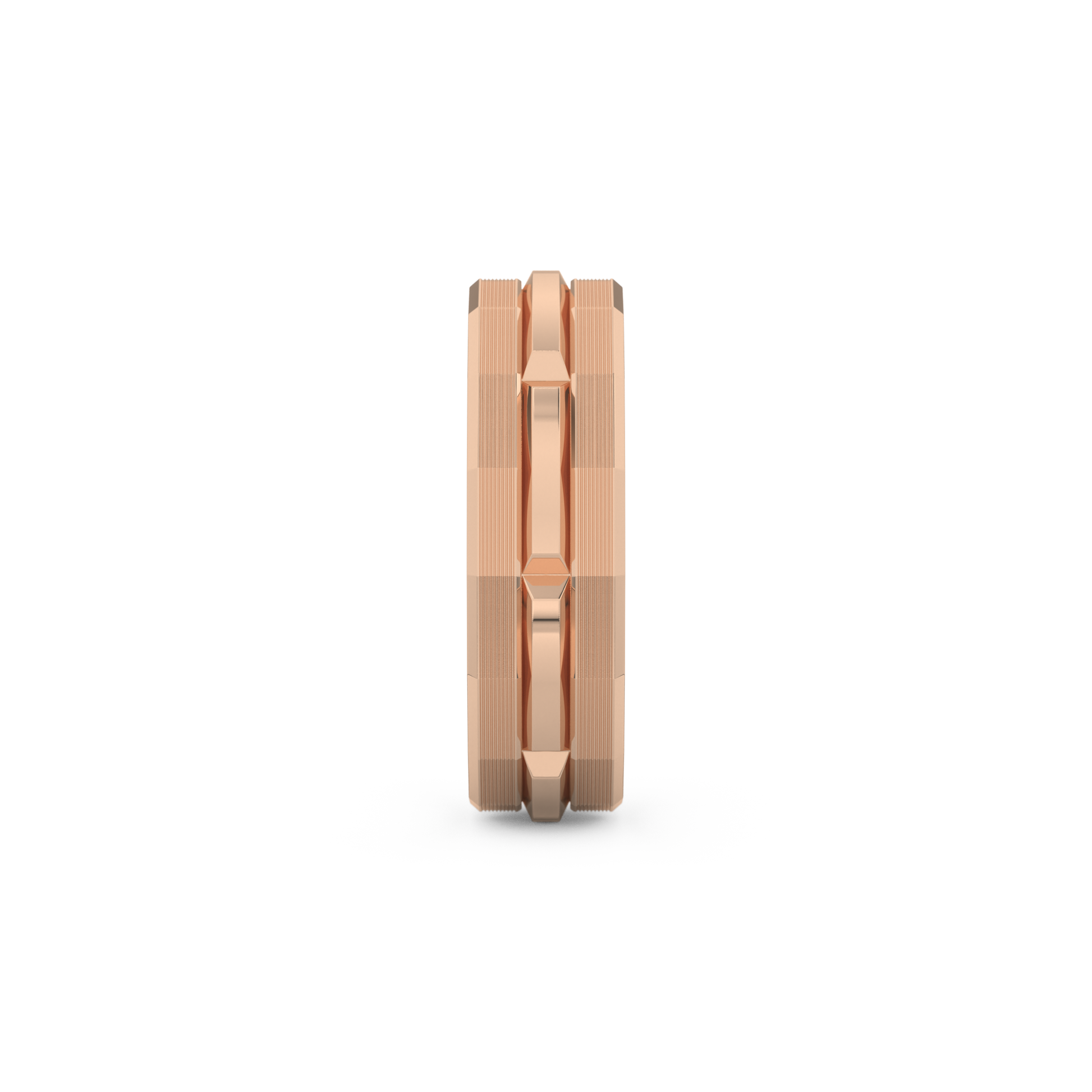 Triple Band Men's Wedding Band