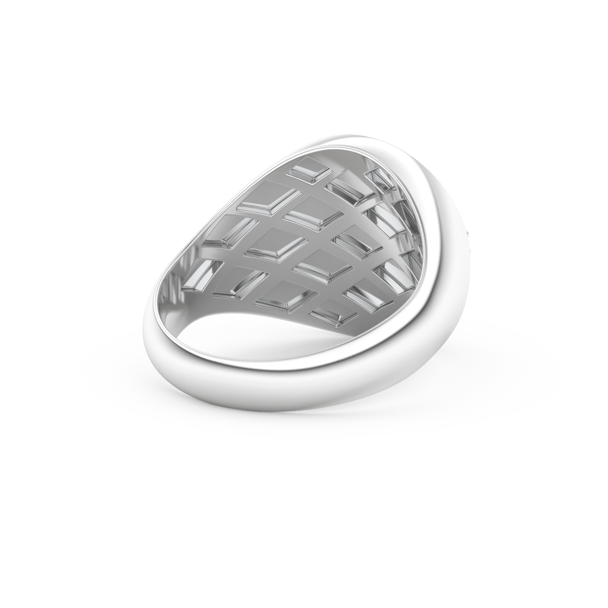 Round Solitaire Lab Grown Diamond Men's Engagement Ring