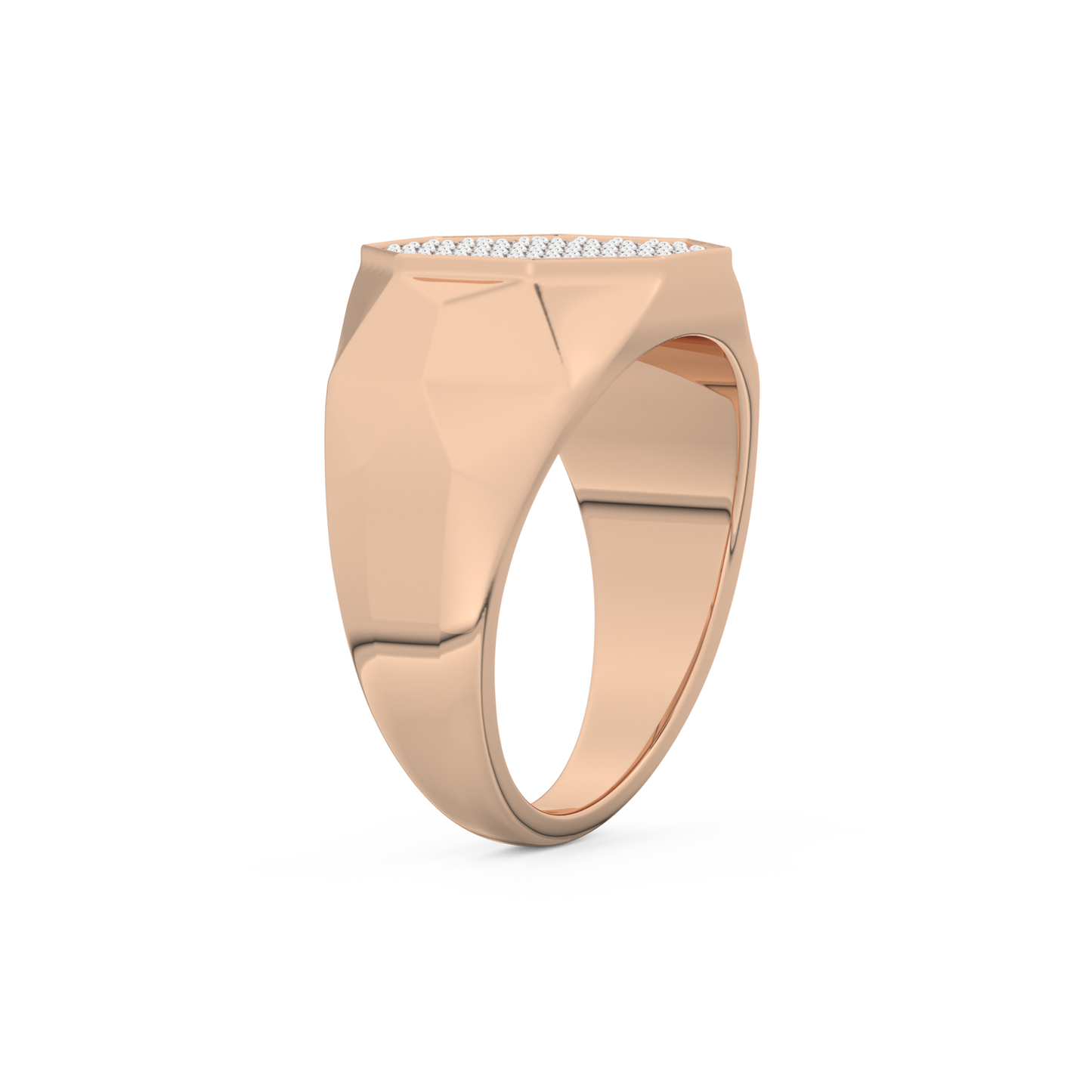 0.43 TCW Round Lab Grown Diamond Men's Wedding Band