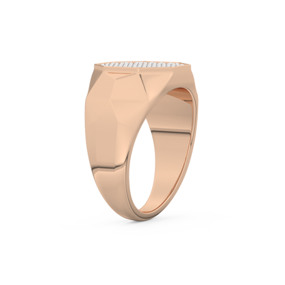 0.43 TCW Round Lab Grown Diamond Men's Wedding Band