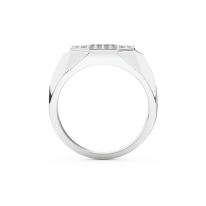 0.43 TCW Round Lab Grown Diamond Men's Wedding Band