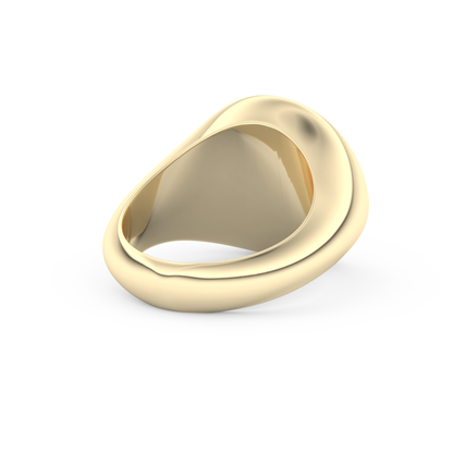 Anchor Shape Men's Wedding Band Moissanite – Yellow, White, or Rose Gold 9