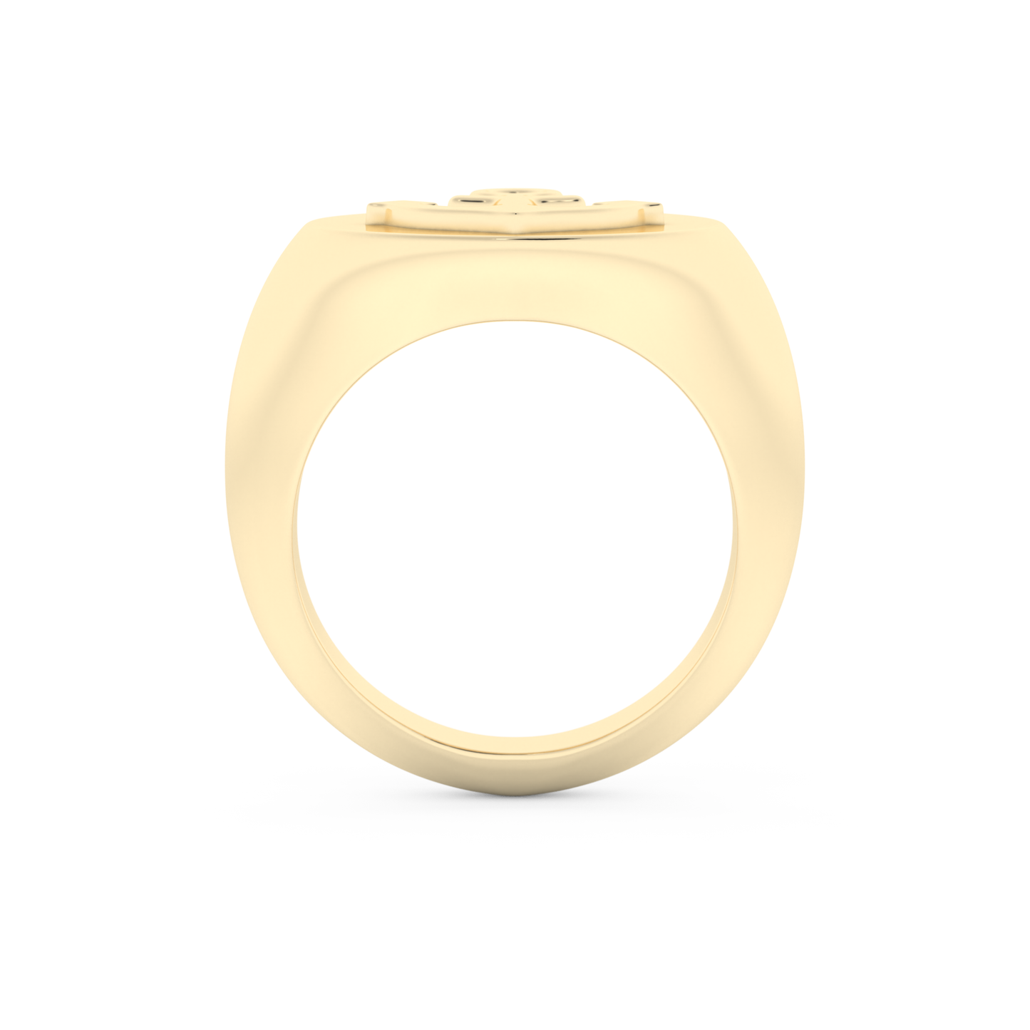 Anchor Shape Men's Wedding Band Moissanite – Yellow, White, or Rose Gold 11