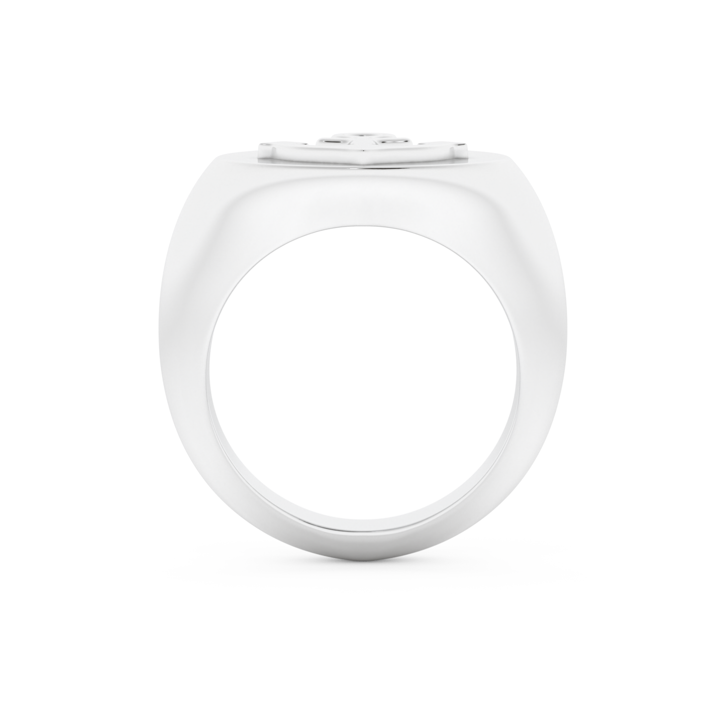 Anchor Shape Men's Wedding Band Moissanite – Yellow, White, or Rose Gold 4