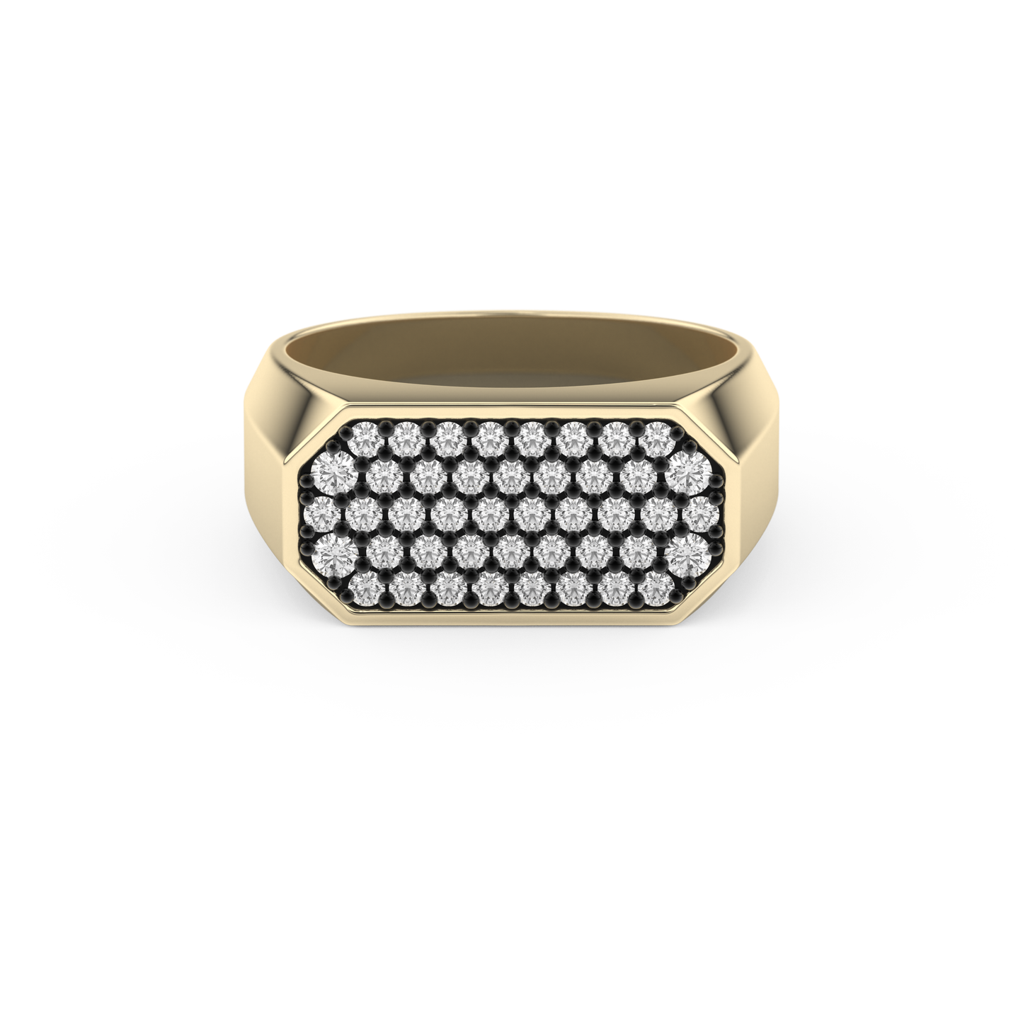 0.41 TCW Round Lab Grown Diamond Men's Wedding Band