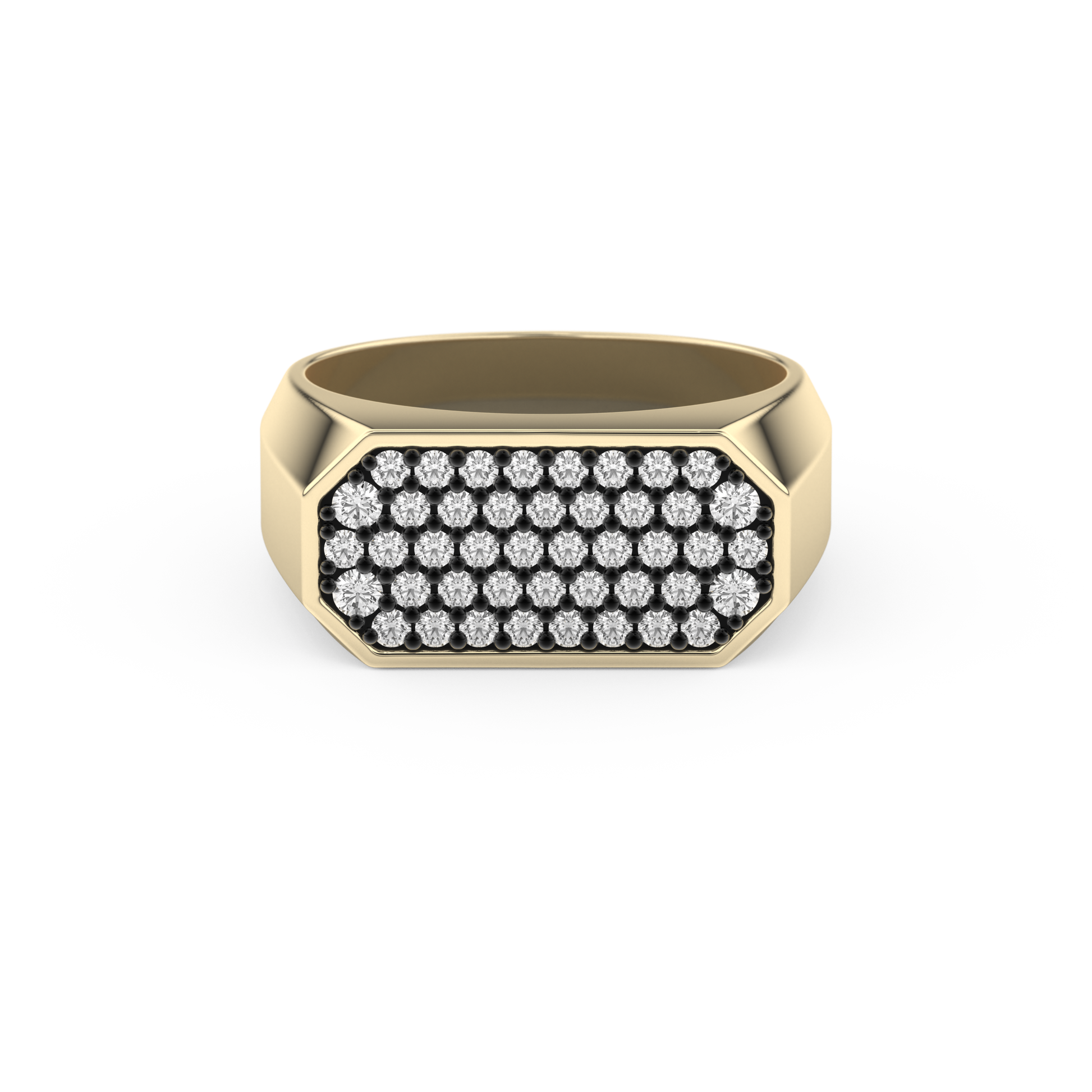 0.41 TCW Round Lab Grown Diamond Men's Wedding Band