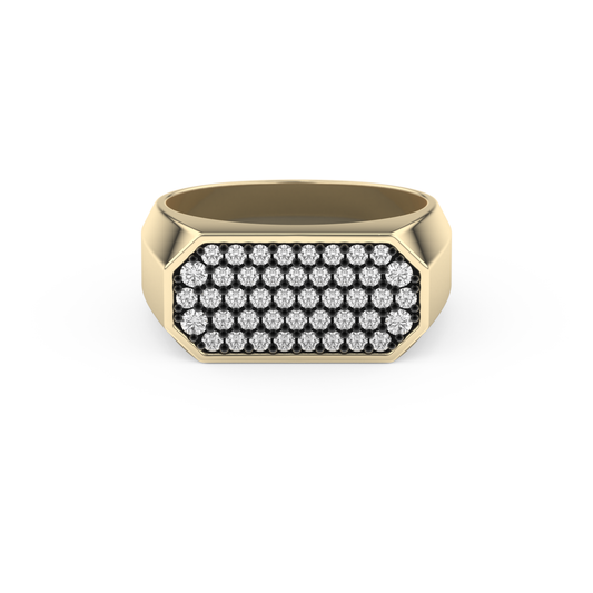 0.41 TCW Round Lab Grown Diamond Men's Wedding Band
