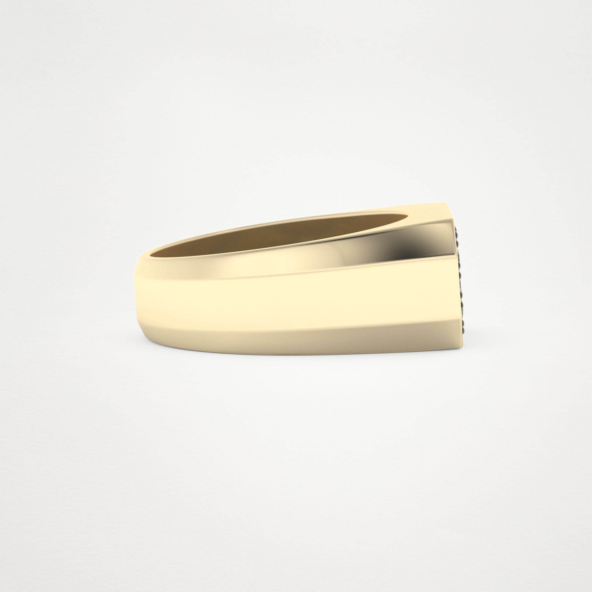 0.41 TCW Round Lab Grown Diamond Men's Wedding Band