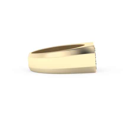 0.41 TCW Round Lab Grown Diamond Men's Wedding Band