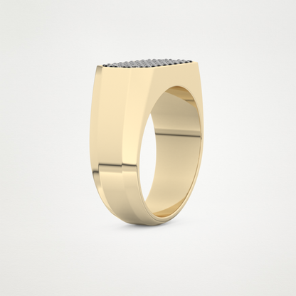 0.41 TCW Round Lab Grown Diamond Men's Wedding Band