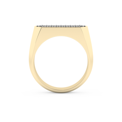 0.41 TCW Round Lab Grown Diamond Men's Wedding Band